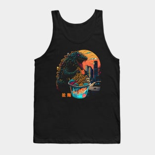 Ramen Godzilla Tank Top